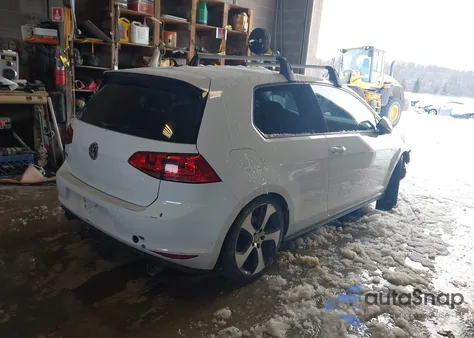 2017 Volkswagen Golf Gti S 2-Door из США, поврежденный, VIN 3VWYT7AU6HM003639